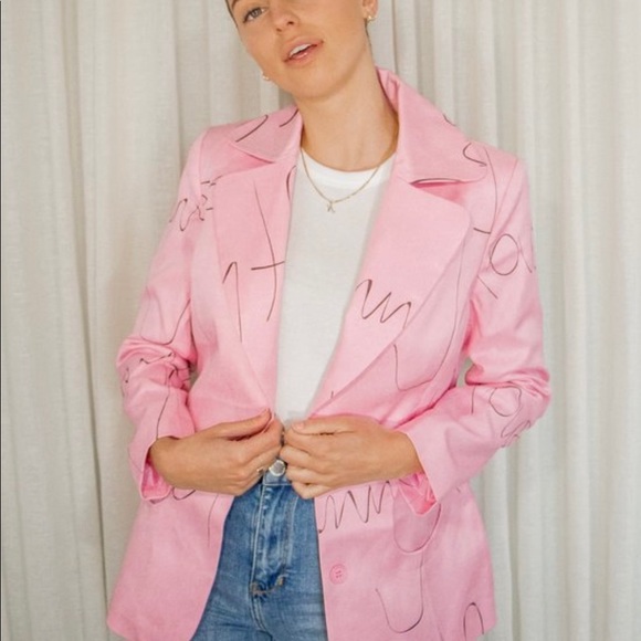 House of sunny Island Blazer Pink Size M - Picture 2 of 5